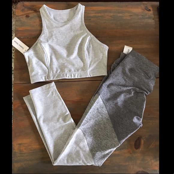 Outdoor Voices Other - NWT OV Athena Crop Top in Dove Gray -  size M